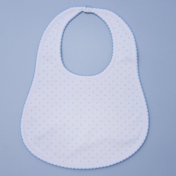 Mini Dots Bib - Blue - Magnolia BabyBib