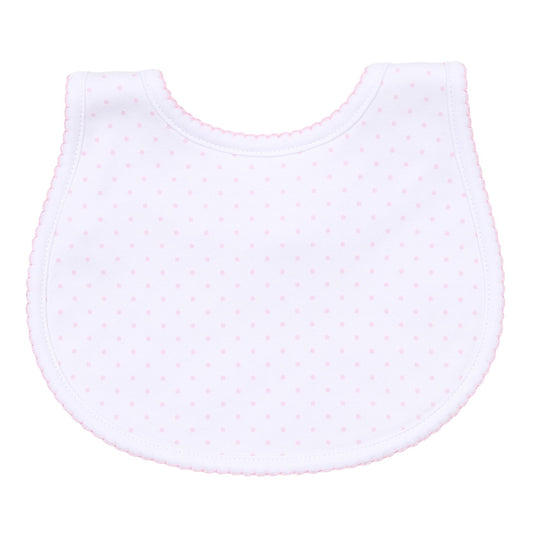 Mini Dots Bib - Pink - Magnolia BabyBib