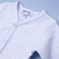 Mini Dots Front Snap Long Sleeve Bodysuit - Blue - Magnolia BabyBodysuit