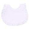 Mini Dots Ruffle Bib - Pink - Magnolia BabyBib