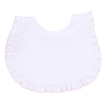  Mini Dots Ruffle Bib - Pink - Magnolia BabyBib