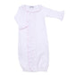Mini Dots Ruffle Front Converter - Pink - Magnolia BabyConverter Gown