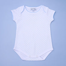  Mini Dots Short Sleeve Bodysuit - Blue - Magnolia BabyBodysuit