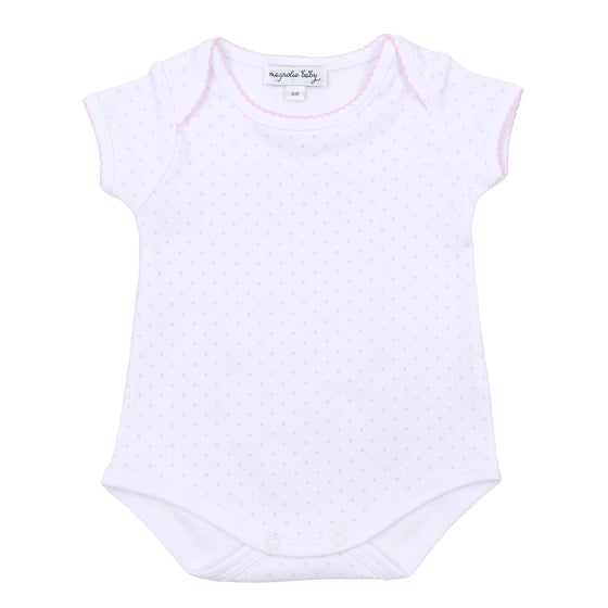 Mini Dots Short Sleeve Bodysuit - Pink - Magnolia BabyBodysuit