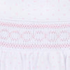 Mini Dots Smocked Footie - Pink - Magnolia BabyFootie