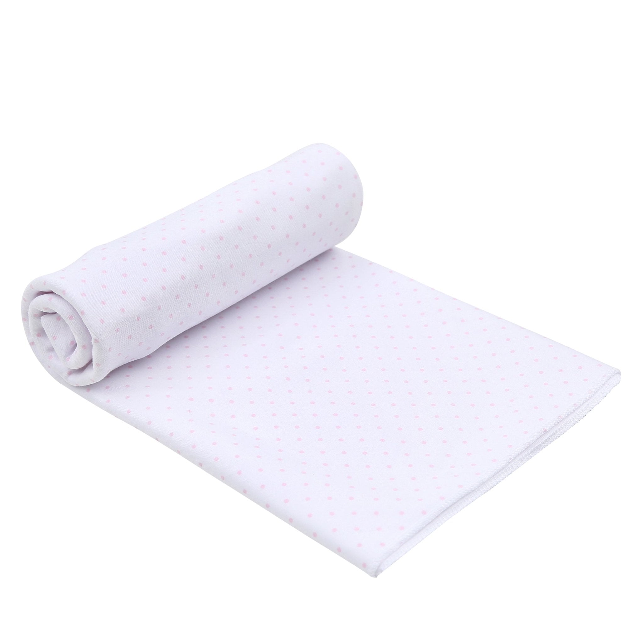 Essentials Pink Mini Dots Swaddle Gift Set