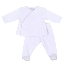  Mini Dots X - Tee Footed Pant Set - Pink - Magnolia Baby2pc Pant Set