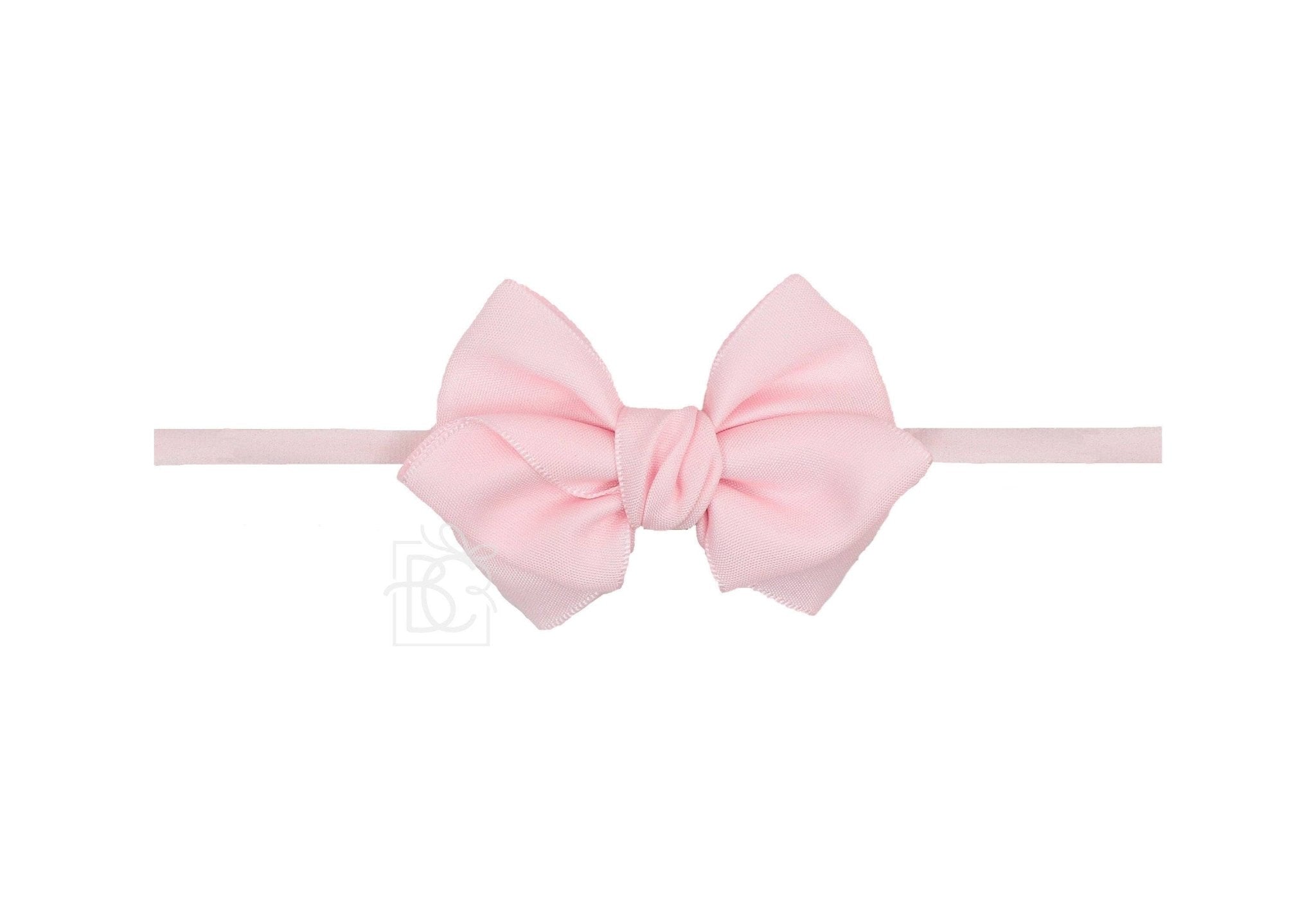 Mini Euro Headband - Powder Pink - Magnolia BabyHeadband