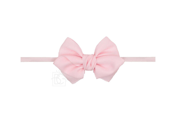 Mini Euro Headband - Powder Pink - Magnolia BabyHeadband