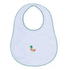 Mini Mallard Embroidered Bib - Light Blue - Magnolia BabyBib
