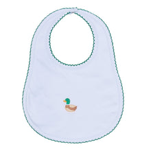  Mini Mallard Embroidered Bib - Light Blue - Magnolia BabyBib