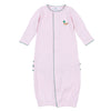 Mini Mallard Embroidered Ruffle Converter - Pink - Magnolia BabyConverter Gown