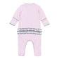 Mini Mallard Embroidered Ruffle Footie - Pink - Magnolia BabyFootie