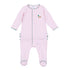 Mini Mallard Embroidered Ruffle Footie - Pink - Magnolia BabyFootie