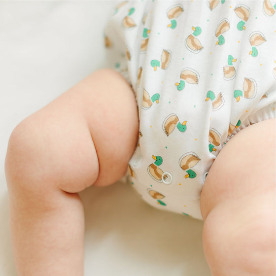 Mini Mallard Print Flutters Bubble - Green - Magnolia BabyBubble