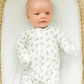 Mini Mallard Print Zip Footie - Green - Magnolia BabyFootie