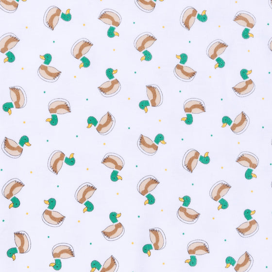 Mini Mallard Zip Pajamas - Green - Magnolia BabyZipper Pajamas