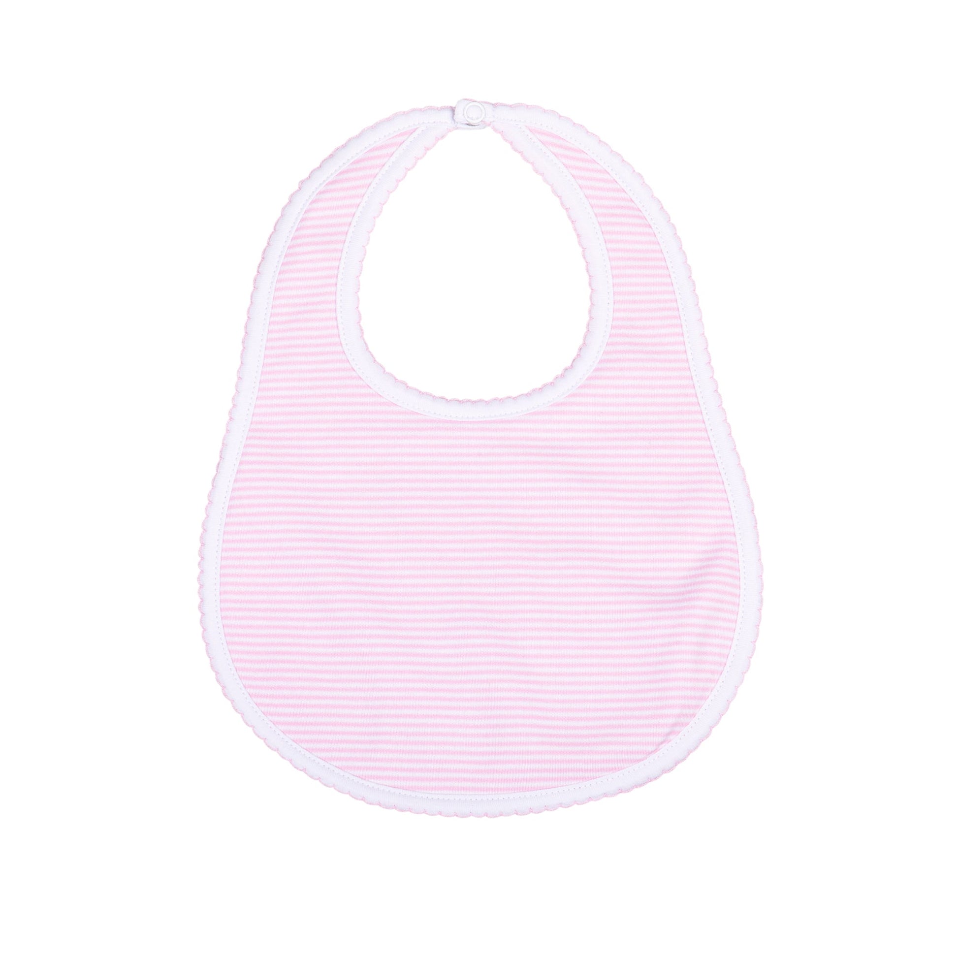 Mini Stripes Bib - Pink - Magnolia BabyBib