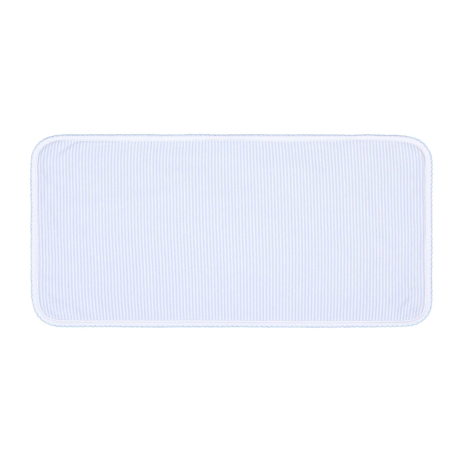 Mini Stripes Burp Cloth - Blue - Magnolia BabyBurp Cloth
