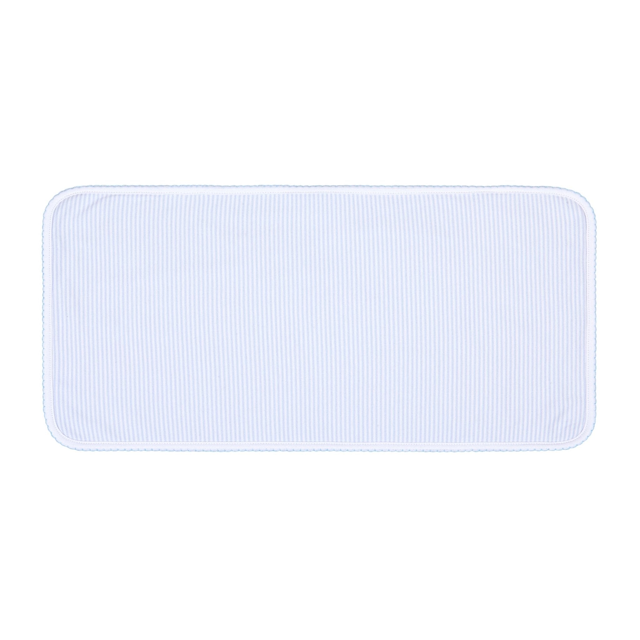 Mini Stripes Burp Cloth - Blue - Magnolia BabyBurp Cloth