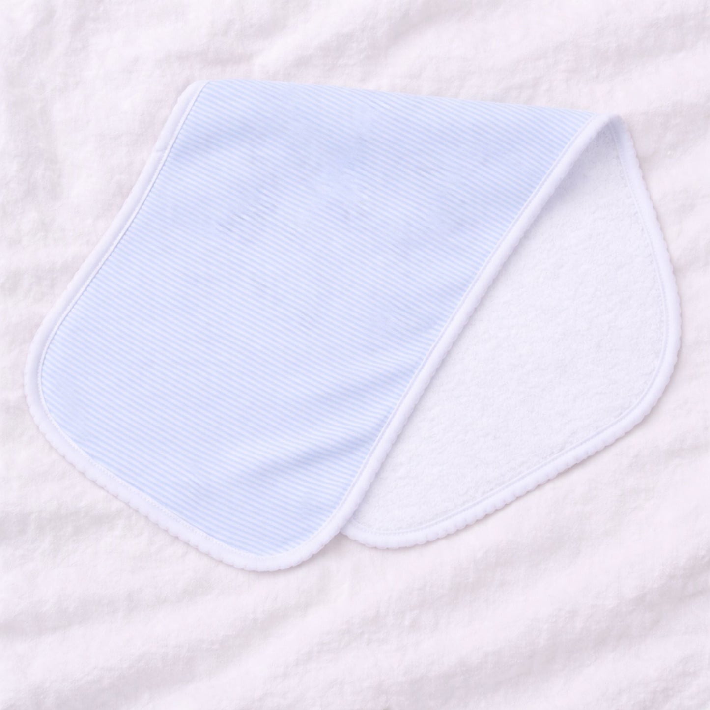 Mini Stripes Burp Cloth - Light Blue - Magnolia BabyBurp Cloth