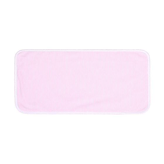 Mini Stripes Burp Cloth - Pink - Magnolia BabyBurp Cloth