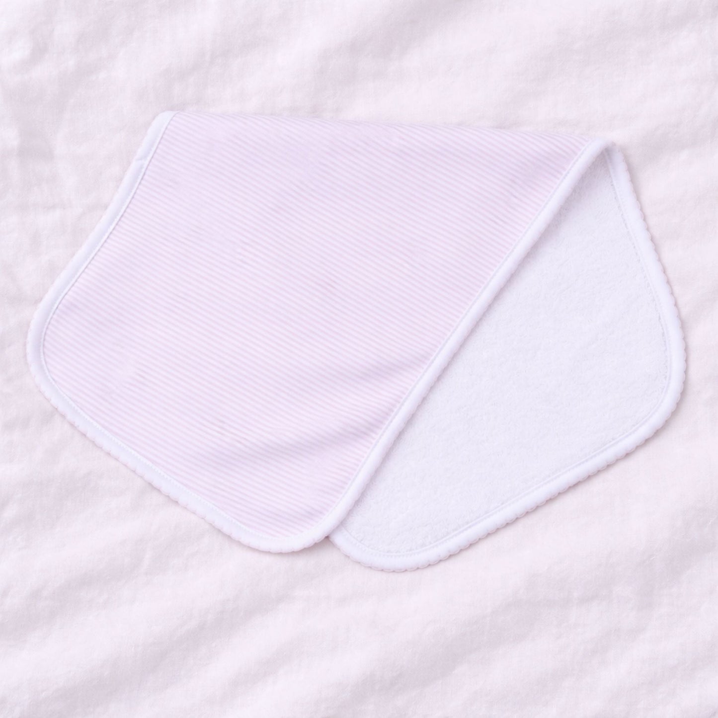 Mini Stripes Burp Cloth - Pink - Magnolia BabyBurp Cloth