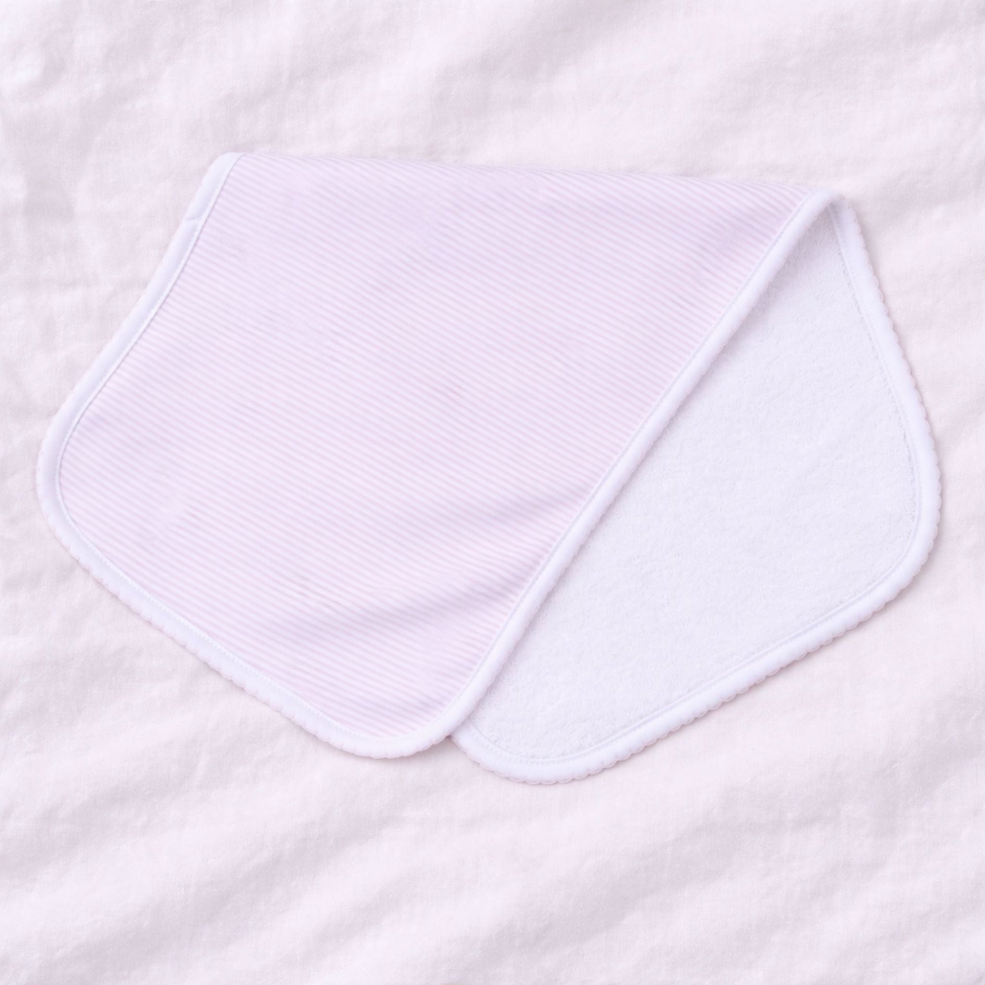Mini Stripes Burp Cloth - Pink - Magnolia BabyBurp Cloth