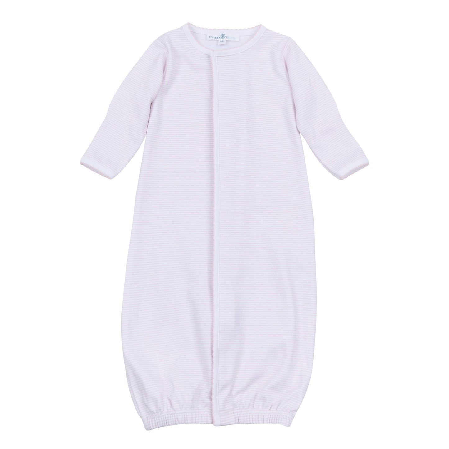 Mini Stripes Converter - Pink - Magnolia BabyConverter Gown