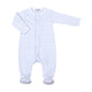 Mini Stripes Footie - Blue - Magnolia BabyFootie