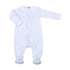 Mini Stripes Footie - Blue - Magnolia BabyFootie