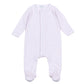 Mini Stripes Footie - Pink - Magnolia BabyFootie