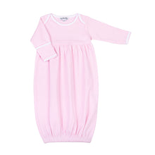  Mini Stripes Gathered Gown - Pink - Magnolia BabyGown