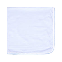  Mini Stripes Receiving Blanket - Blue - Magnolia BabyReceiving Blanket