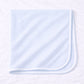 Mini Stripes Receiving Blanket - Light Blue - Magnolia BabyReceiving Blanket