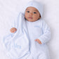 Mini Stripes Receiving Blanket - Light Blue - Magnolia BabyReceiving Blanket
