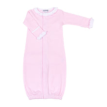  Mini Stripes Ruffle Converter - Pink - Magnolia BabyConverter Gown