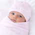 Mini Stripes Ruffle Hat - Pink - Magnolia BabyHat