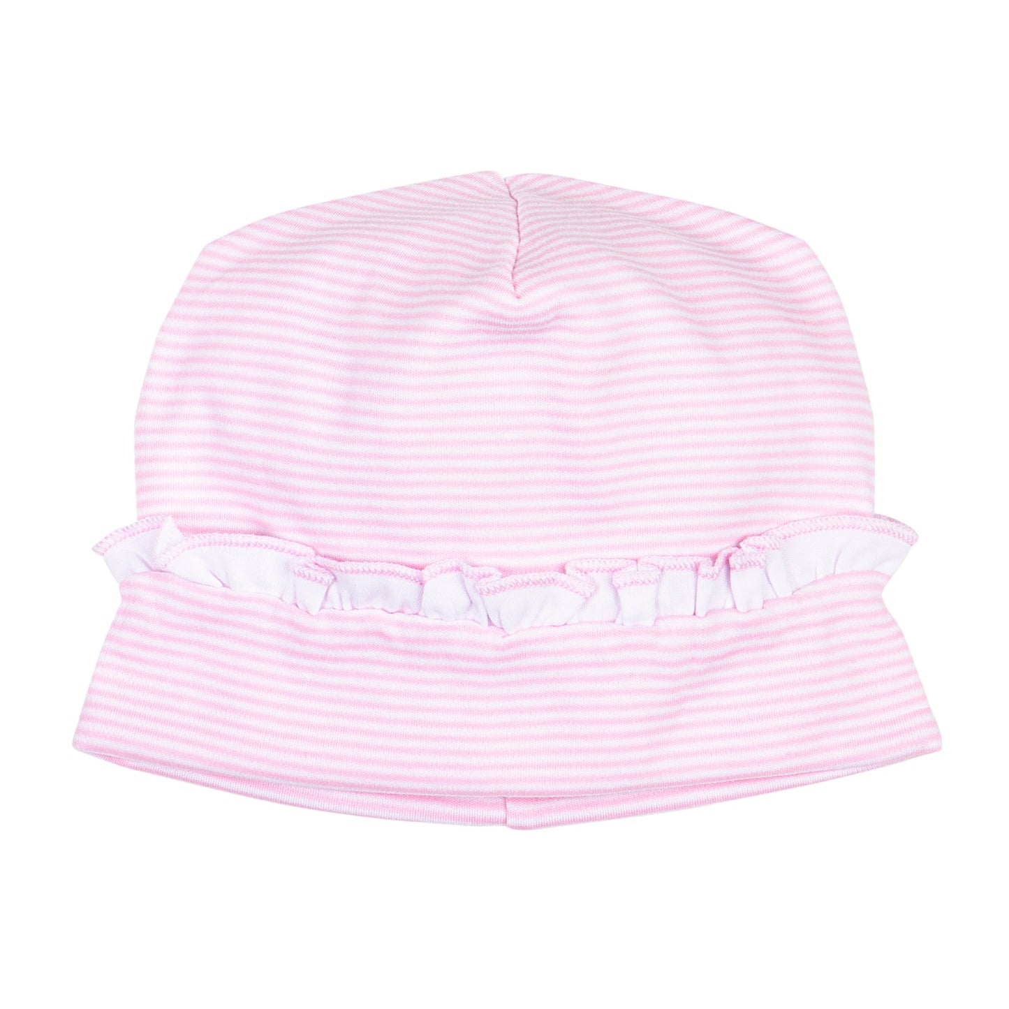 Mini Stripes Ruffle Hat - Pink - Magnolia BabyHat
