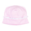 Mini Stripes Ruffle Hat - Pink - Magnolia BabyHat