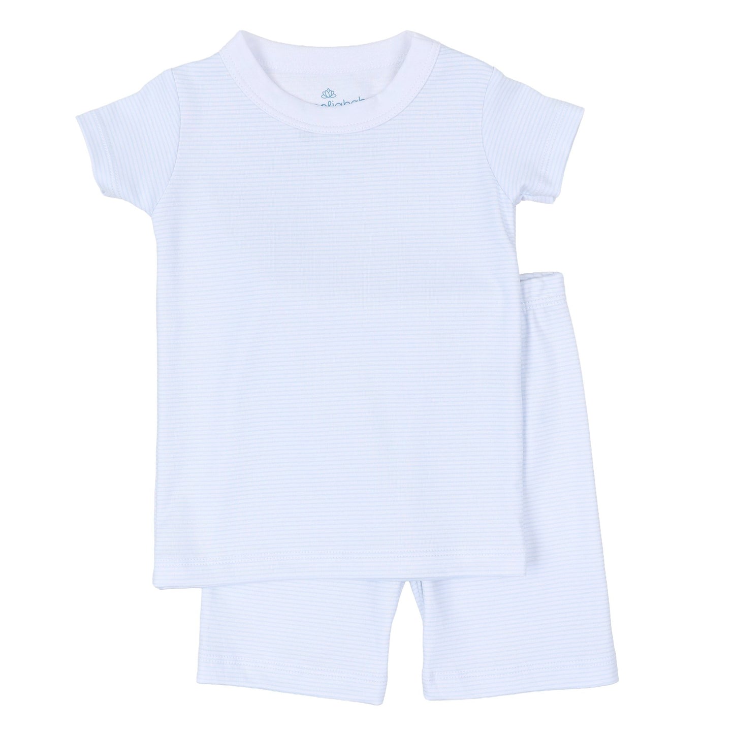Mini Stripes Short Pajamas - Light Blue - Magnolia BabyShort Pajamas