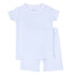 Mini Stripes Short Pajamas - Light Blue - Magnolia BabyShort Pajamas