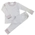 Mini Stripes Silver Long Pajamas - Magnolia BabyLong Pajamas