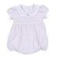 Mini Stripes Smocked Bubble - Pink - Magnolia BabyBubble