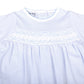 Mini Stripes Smocked Footie - Blue - Magnolia BabyFootie