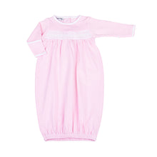  Mini Stripes Smocked Gathered Gown - Pink - Magnolia BabyGown