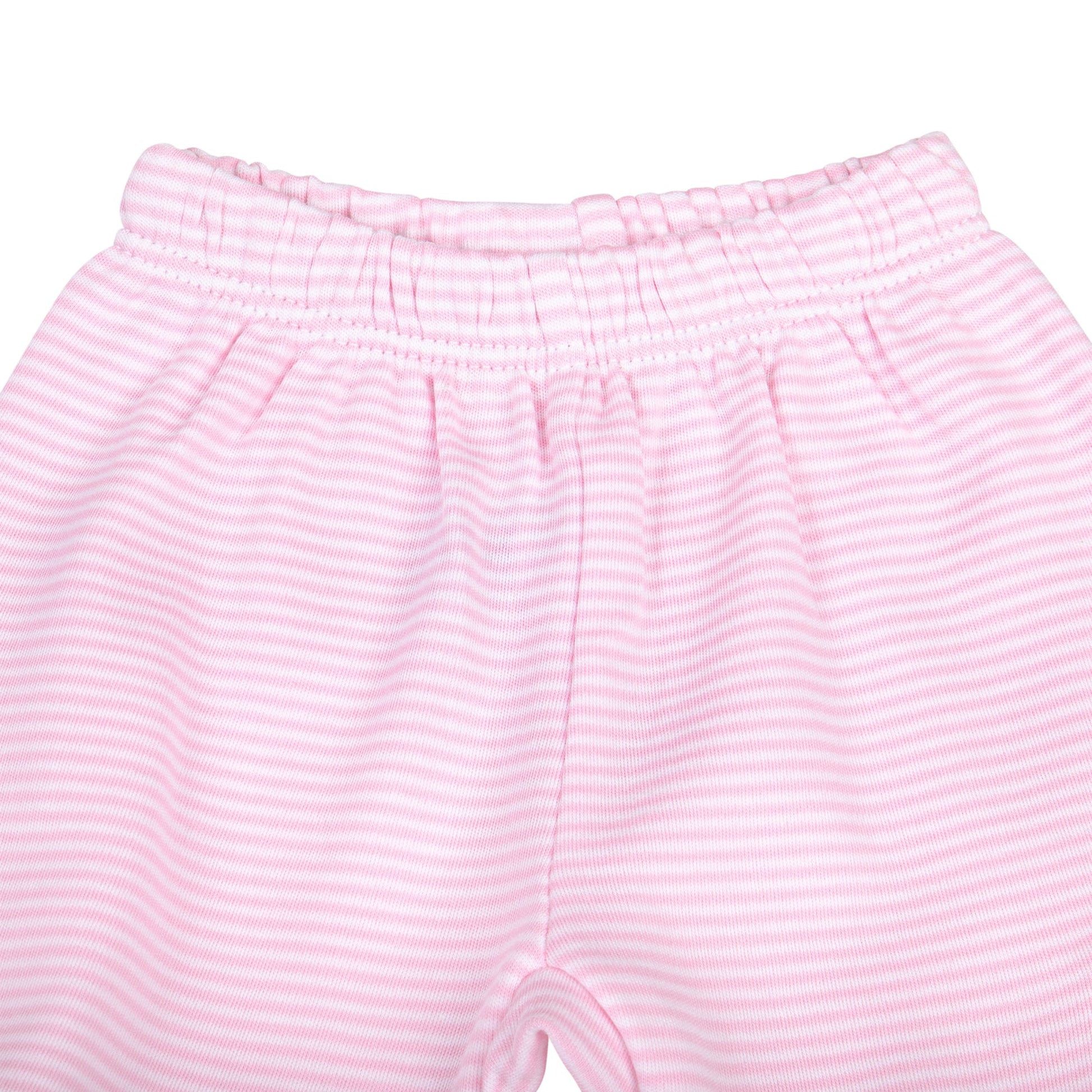Mini Stripes X - Tee Footed Pant Set - Pink - Magnolia Baby2pc Pant Set