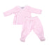 Mini Stripes X - Tee Footed Pant Set - Pink - Magnolia Baby2pc Pant Set