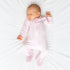 Mini Stripes Zip Footie - Pink - Magnolia BabyFootie