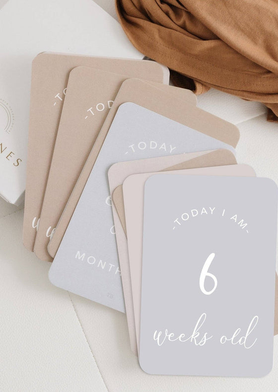 Modern Baby Milestone Cards - Magnolia Baby